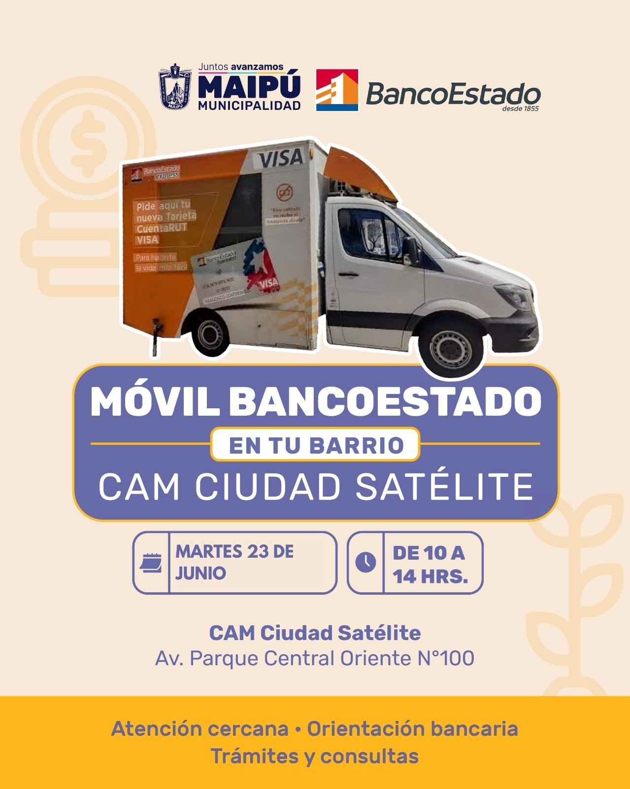 Móvil Banco Estado en Ciudad Satélite 