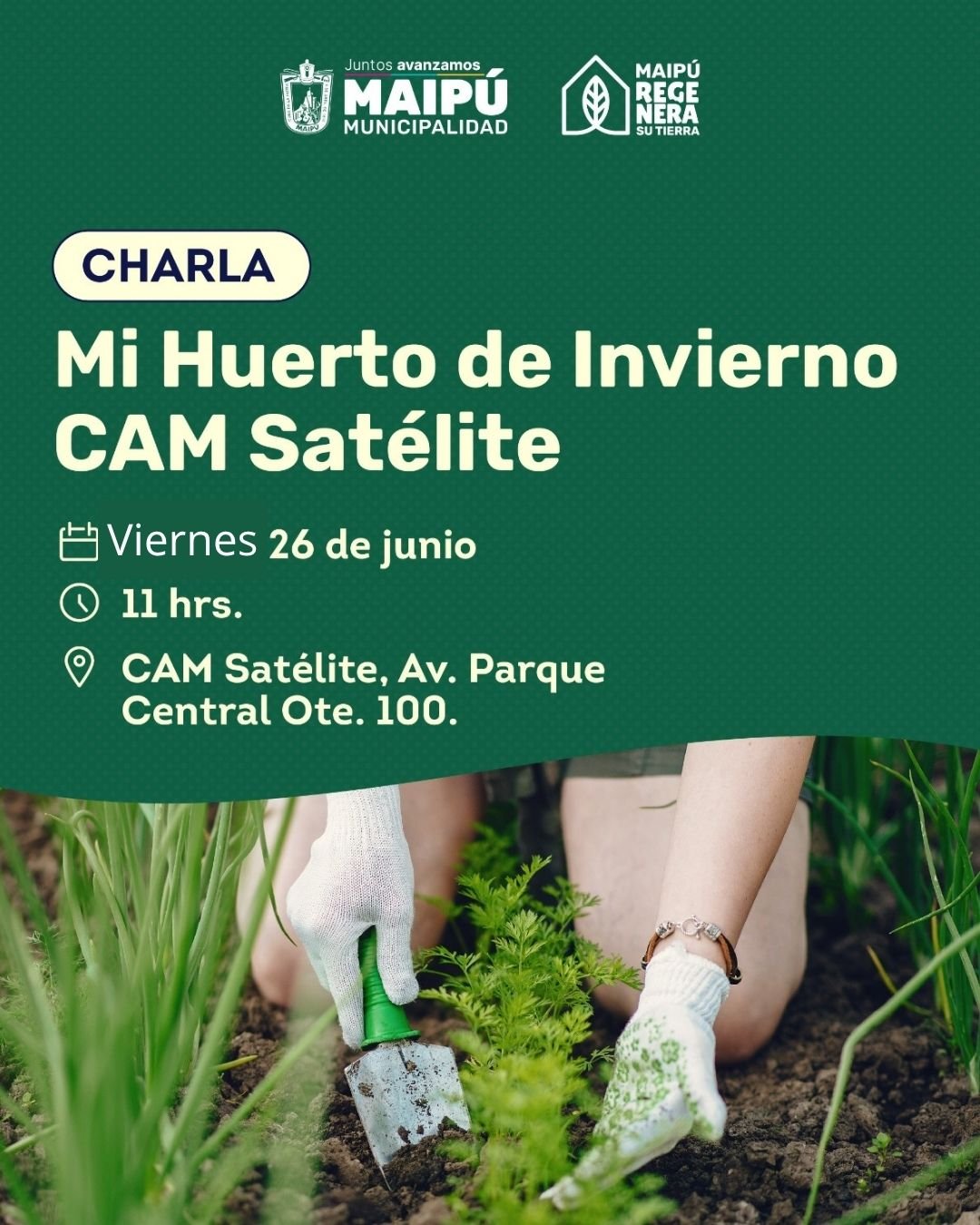 Charla Mi Huerto de Invierno CAM Satélite